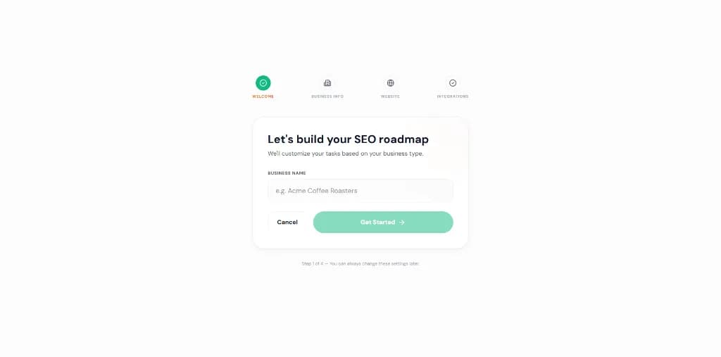 Build Your Business Profile
