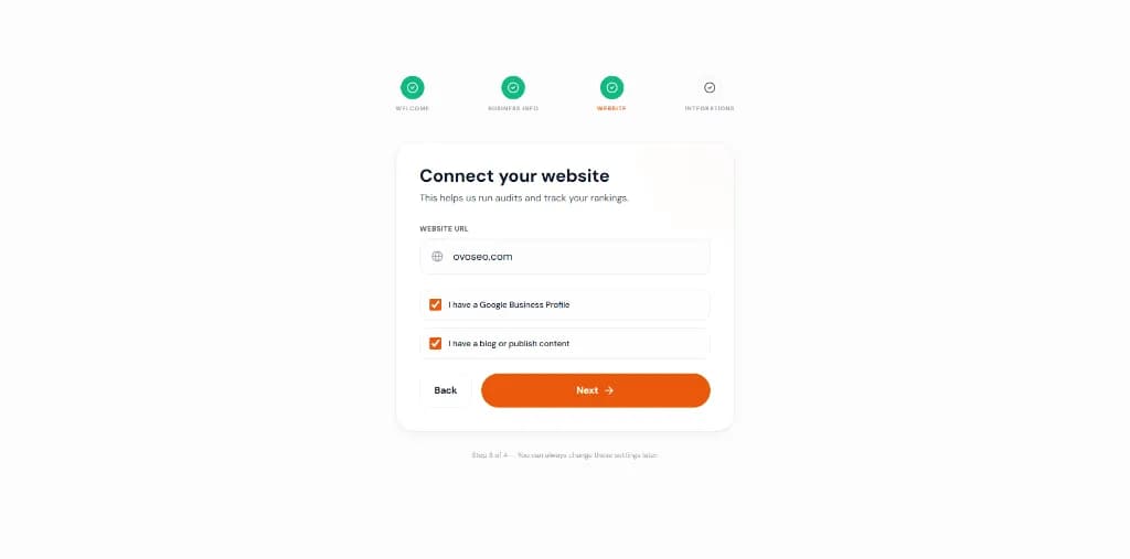 Connect Your Website